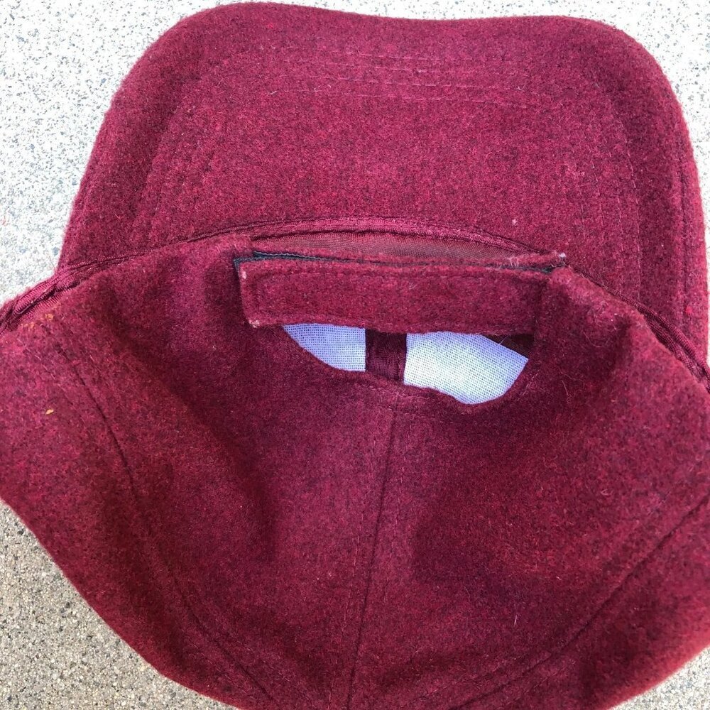 RAMPAGE Felt Baseball Hat Men's One Size Red Adjustable Cap​​ - Picture 3 of 5